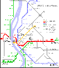 Map of Budapest Subway